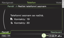 Ruční aktualizace telefonního seznamu